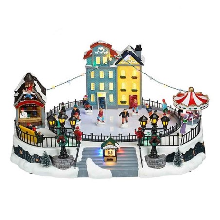 Ice skating scenery