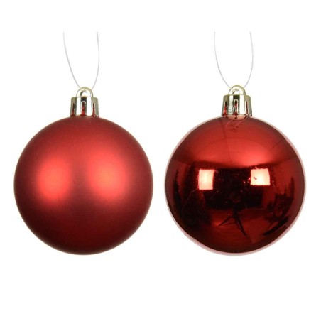 Box 12 balls christmas red