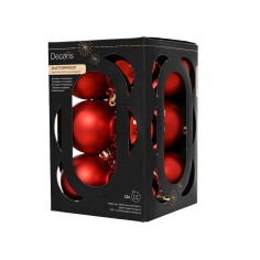 Box 12  balls christmas red