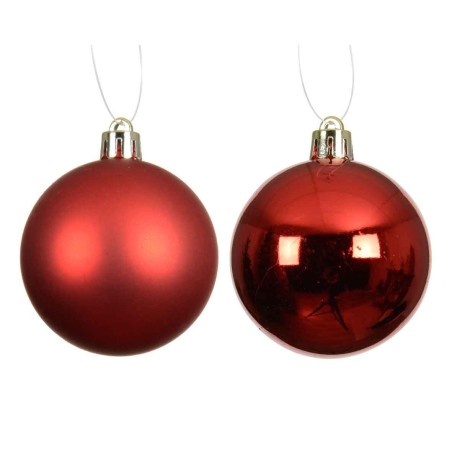 Box 4 balls christmas red