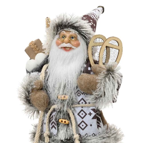 Santa wooden shoes 30cm