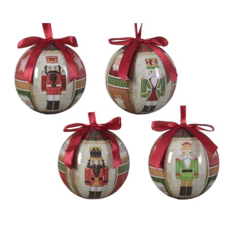 Bauble polyfoam 4ass