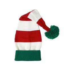 Santa hat - Elf style flat knit