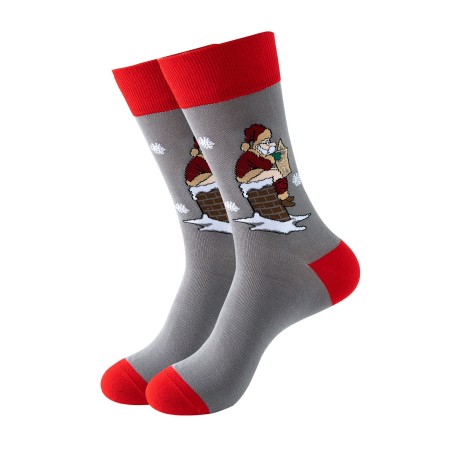 Sock - Santa on chimney