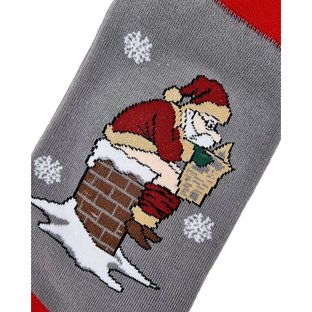 Sock - Santa on chimney