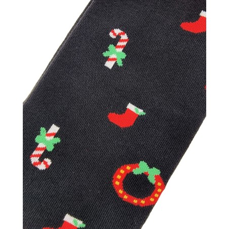 Sock - Black w. symbols
