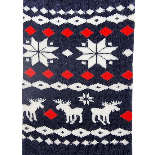 Sock - Blue/red w. symbols