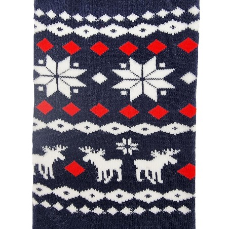 Sock - Blue/red w. symbols