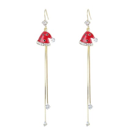 Earring - Dangling w. Santa hat