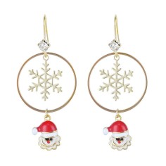 Earring - Snowflake and Santa