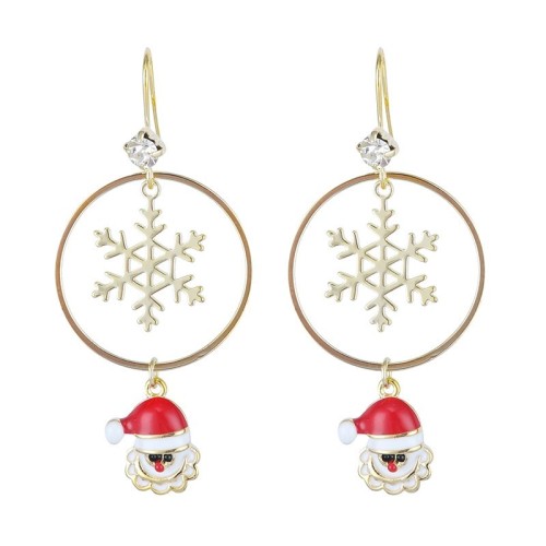 Earring - Snowflake and Santa