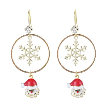 Earring - Snowflake and Santa