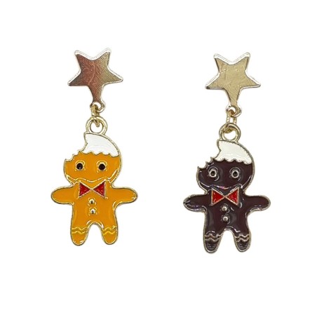 Earring - Gingerbread man