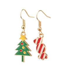 Earring - Candy and xmas tree