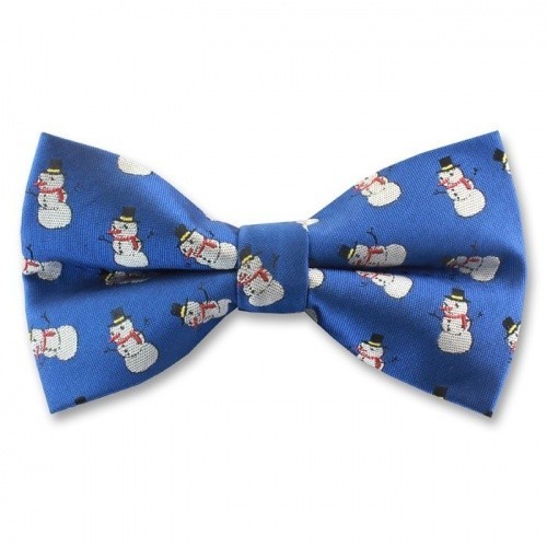 Bowtie - Blue w. snowman