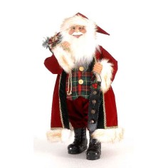 64cm Red/green santa claus