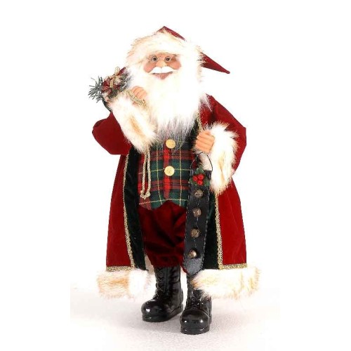 64cm Red/green santa claus