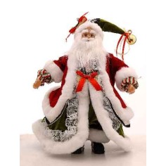 45cm Red & green Santa