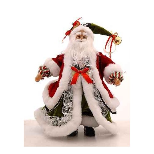 45cm Red & green Santa