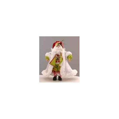 45cm Red green Santa w/stand