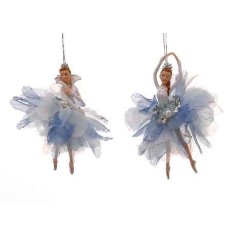 15,20cm lt blue ballerina ornament