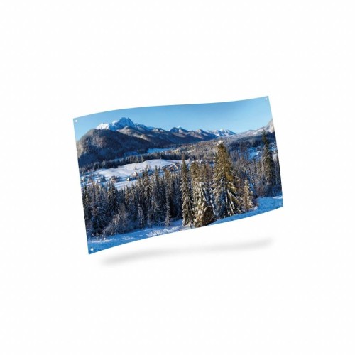 Background Cloth Winter Village XL 300x150cm