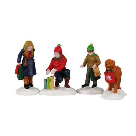 Festive Holiday Shoppers
