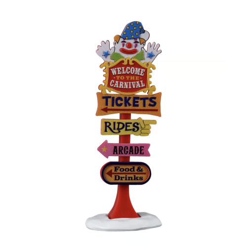 Carnival Welcome Sign